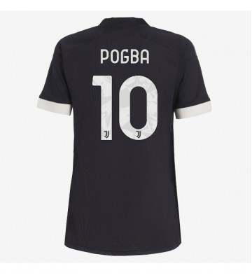 Juventus Paul Pogba #10 Replica Third Stadium Shirt for Women 2023-24 Short Sleeve